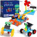 STEM Kits for Kids Ages 8-10 12-14, 4 in 1 Solar Powered STEM Toys for Boys Science Engineering Robotics Robot Building Kits Projects for Kids Age 8-12, Building Toys Crafts for Boys 8-12 6-8