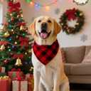 Christmas Family Matching Pajamas Set Couples Button Down Sleepwear Loungewear Long Sleeve Plaid Pjs Lounge Set (S)