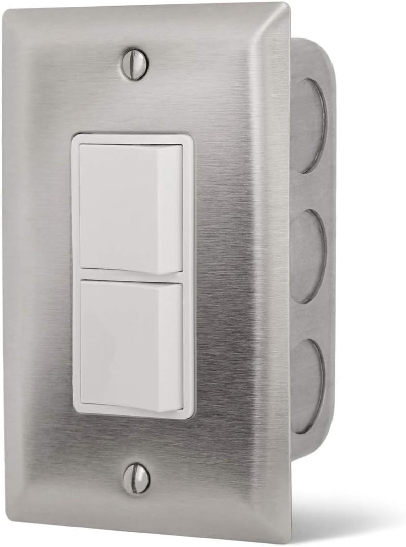 Infratech Duplex Stack Switch 14-4300 Single Wall Plate Controller
