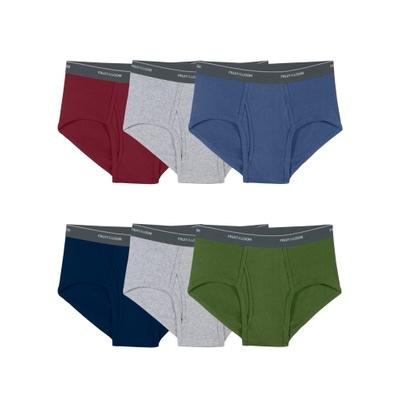 Fruit of the Loom Men's Breathable Cotton Micro-Mesh Briefs, Assorted 4 Pack (X-Large)
