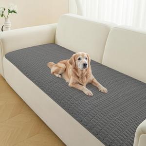 Dog Couch Cover Protector, Sofa Covers for Pets Washable, Non Slip Pet Couch Cover Waterproof, Furniture Covers for Pets, Dog Cover for Couch. (Dark Grey, 30" x 82")