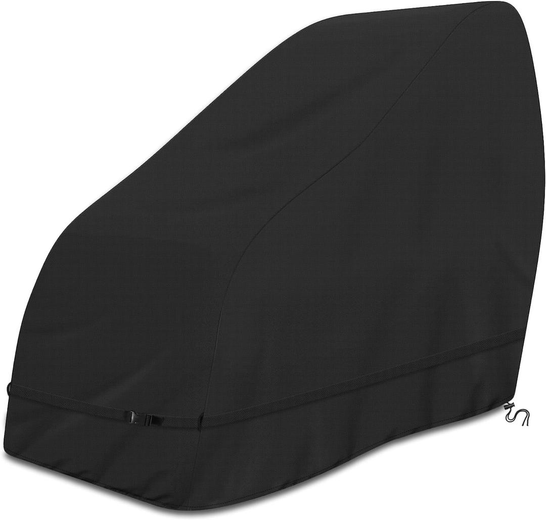Roasivi Massage Chair Cover Waterproof Massage Chair Full Body Protector Zero Gravity Armchair Cover 420D Oxford Fabric with Drawstring and Buckle 59 "L x 36"W x 47.5"H Black
