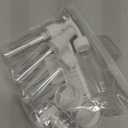 Portable Travel Bottles Kit, Upgraded TSA Approved Leak Proof Toiletry Containers Set, Clear PET Flight Size Cosmetic Containers for Lotion, Shampoo, Cream, Soap, Set of 12, White