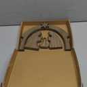 JinniuX Wooden Nativity Set, 4Pcs Christmas Nativity Scene Miniature Holy Family Figurines, Minimalism Boho Tabletop Christmas Manger Decorations for Indoor Home Mantel Display