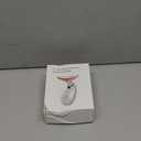 ELISHINE 7 Color Face and Neck Massager Light Therapy, Red Light Based Facial Massager for Skin Care, Smoothing, Firming (White)