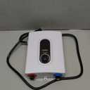 Mini Tankless Under Sink Instant Hot Water Heater Electric 3kW 120V Plug in, Enlarged LED Digital Display, Knob Control, Multiprotective, IPX4, 30-55 Point of Use On Demand Water Heater, White