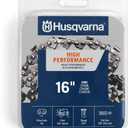 Husqvarna H30 16 Inch Chainsaw Chain, 3/8" Pitch, .043" Gauge, 56 Drive Links, Genuine Husqvarna Chainsaw Blade Replacement with Low Kickback and Low Vibration, Gray