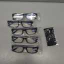 Gaoye 2.25 Professional Reading Glasses for Men for All Day - Computer Readers with Blue Light Protection - Value Pack