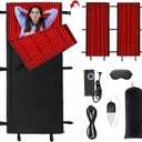 Red Light Therapy Mat Device for Full Body, Near Infrared Light Therapy Blanket with Timer,Infrared Light Therapy for Body Shoulder Waist Back Knee Pain Relief