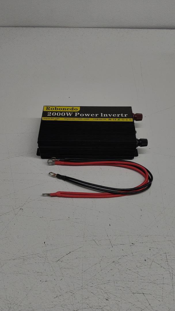 Robonedo 2000 Watt Power Inverter 12v DC to 110v AC Converter with 3 AC Outlets, 2000W Modified Sine Wave Car Inverters for Vehicles Truck with 2.4A USB Ports for Car RV Boat Camping