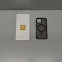 Miracase Magnetic for iPhone 15 Case (Compatible with MagSafe)with 2X Screen Protectors Military-Grade Protection, Anti-Fingerprint Translucent Matte Phone Cover for iPhone 15 6.1 inch, Black