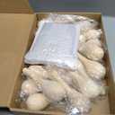 GORGECRAFT 30Pcs Unfinished Wood Pear Graffiti Wooden Artificial Fruit Figures Decorative Blank Wood Unfinished Ornament DIY Painting Crafts for Christmas Tree Decor Doll Fairy Art Projects