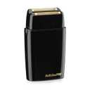 METALFX Double Foil Shaver, Handheld Electric Razor for Travel, Portable Cordless Close Face Shaver for Head, Beard, & Neck (Black)