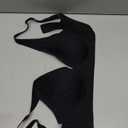 SHARICCA Pro Seamless Bra for Women Deep V Neck Wirefree Bra Adjustable Strap Comfort Sleep Bra Removable Padded Bralette (Small, Black)