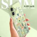 GVIEWIN for iPhone 17 Case, with Screen Protector+Camera Lens Protector, [NonYellowing] Clear Floral Slim Shockproof Protective Hard PC Back Women Phone Case for iPhone 17 6.3", Bloomtrail/Colorful