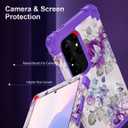 Hocase for Samsung Galaxy S24 Ultra Case, Lavender Flowers