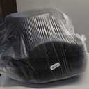 Dog Car Seat for Medium/Large Dogs, Memory Foam Dog Booster Seat with Thick Cushion up to 55 lbs or 2 Small Dogs, Travel Pet Car Seat with Detachable Washable Cover, 2 Safety Leashes (Black/Black)