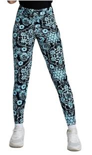 Lularoe Snowflake TC Leggings Lace Medallion on BLACK, 1 Pack