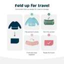 Tiny Twinkle Long Sleeve Bib for Babies & Toddlers | Waterproof Smock Bib for Eating | Machine Washable & Mess-Proof Feeding Essentials | Newborn Shower Gift (Ocean Life, 624M)