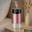 Waterless Essential Oil Diffuser Aromatherapy Scent Diffusers for Home Large Room, Bedroom, Car, Office, Battery Operated Mini Portable Air Freshener, 3 Countdown Timers & 3 Mist Levels (Pink)