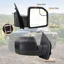 Right Passenger Side Door Mirror with Blind Spot Glass Power Fits 2015-2020 Ford F150 Without Turn Signal Light Non-Heated (3Pins) Replaces: ‎FL3Z17682AK