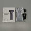 Electric Compressed Air Duster Cordless: 60 MPH High Wind Speed Mini Air Blower for Electronics Portable Computer Cleaner Hand Keyboard Cleaning Powerful Duster for Car, Fans and Other Sences