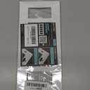 BESTTEN 5-Gang Screwless Wall Plate, Decorator Outlet Cover, Decorative Switch Plate, USWP6 Gloss Snow White Series, Decor Face Plate, H4.69 x W10.18, ETL Listed