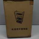 Rolling Storage Cart Multi-Utility Trolley Organizer for Kitchen Bathroom Living PP Material Mobile Shelving Rack for Easy Storage Organization (White)