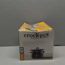 Crock-Pot 2-Quart Manual Slow Cooker, Feeds 2+ People, Great for Small Meals, Dips, & Sides; Removable Stoneware is Oven & Dishwasher-Safe, Black