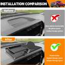 8Screen Dashboard Phone Holder Compatible with 2023-2026 Ford Super Duty XL F250 F350 F450 Center Console Organizer Dash Tray Phone Mount for 2024 Super Duty Accessories(F250-450 2023-2026)