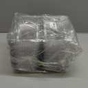 TOFLEN Disposable Sturdy Plastic Hinged Food Containers with Clear Lids (80 Pack) Clamshell Take Out Loaf Containers 7.2x4.7x3 Inches To Go Dessert Box Cake Slice Salad Pastry Sandwich Container