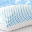 EASELAND Firm Pillow Shredded Memory Foam(Adjustable Loft), Cooling Breathable for Sleeping King Size, Single