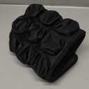 Upgrade Airplane Seat Cushion with No External Air Pump, Inflatable Seat Cushion for Long Flights, Portable Wheelchair Cushions, Adjustable Air Cushion with Non-Skid Bottom Relief Discomfort in Coccyx, Black