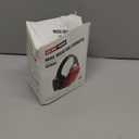 SNR 29dB Noise Reduction Earmuffs,Sound Proof Ear Protection,For Construction and Loud Workplace,Red