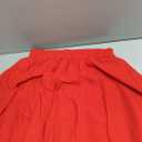 v28 Women Full/Ankle Length Elastic Pleated Retro Maxi Chiffon Long Skirt (Red, L)