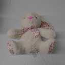 Holiday Home Pink Bunny with Ribbon Plush