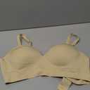 SHAPERMINT Bra - Wireless Bras for Women No Underwire - Wirefree Bralettes for Women with Support - Wireless Bra Bralette (Large, Chai)