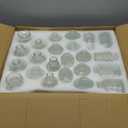 40 Pcs Bud Vase Set, Vases for Centerpieces, Cute Glass Bud Vases in Bulk, Small Vases for Flowers, Clear Vase Set for Wedding Decorations, Home Table Flower Dcor