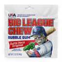 Big League Chew Outta Here Original Bubble Gum - Classic Ballpark Flavor | Perfect for Baseball Games, Teams, Concessions, Parties, and More | Pack of 12 Bags (2.12oz Each)