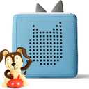 Toniebox 1 Audio Player Starter Set with Playtime Puppy - Listen, Learn, and Play with One Huggable Little Box - Light Blue
