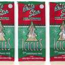 Brite Star Tinsel Icicles, Silver, 3 Packages, 1000 count each