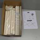 Large Stuffed Animal Storage Organizer, Creative PVC Stuffed Animals Storage Zoo Cage, Vertical Space Saving Large Capacity Plush Toy Zoo Holder for Kidroom Playroom-White