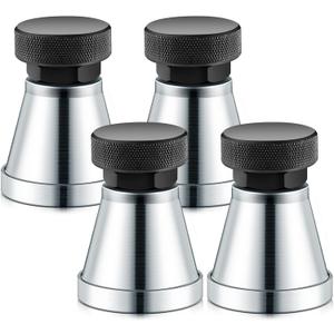 Gisafai 4 Pcs Adjustable Screw Jack Range 2.63" to 3.93" Heavy Duty Screw Machinist Jack Stands with 5 Tons Capacity for Large Milling Drilling Machines Leveling Work Die Processing