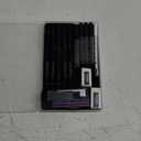 Nicpro Black Art Mechanical Pencil Set, 5PCS Metal Drafting Pencils 0.3, 0.5, 0.7, 0.9 mm & 2mm Graphite Lead Holder For Sketching Drawing With 9 Tubes (4B 2B HB 2H Colors) Lead Refills Erasers Case