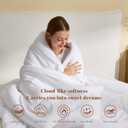 King Size Comforters Duvet Insert,Soft Down Alternative with Corner Tabs,Quilted Comforters for All Seasons,Machine Washable,King 90 x 102 Inches