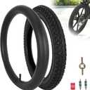 16x2.125 Bike Tire 16 Inch Bicycle Tire and Inner Tube, 54-305 Tire Compatible with Motorcycle Electric Bike, RoyalBaby Joystar Dynacraf Kids Bikes