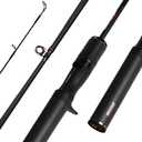 SEASIR Black Arrow Ultralight Fishing Rod, BFS Spinning Rod Bait Finesse Casting Rod, 2 Piece Baitcaster Rod, 36T Carbon Fiber, Fuji O Ring, Portable Travel Rod for Bass Saltwater Freshwater (1.5m)