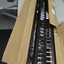 Snow Fence, 8ft Roof Snow Ice Guards, Stop Snow from Sliding Off Your Roof, Extendable (Black)