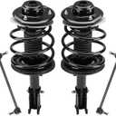 Front Strut Assembly & Sway Bar Links for 2001-2007 Chrysler Town & Country Dodge Grand Caravan, 01-03 Voyager 3.3L, Shock Absorbers Replace 531572L 531572R 4PCS