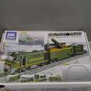 Military Train Building Kit, Compatible with Lego Militarys Army Train Building Block with Lights, Missiles, Trucks and Train Tracks, Gift for Military Lovers, Teens and Adults (1174 Pieces)